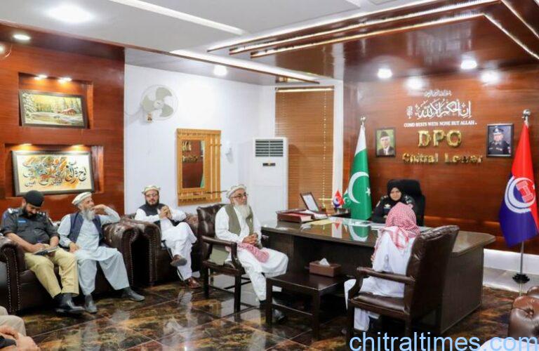 chitraltimes dpo chitral lower meeting with religious eleders 4