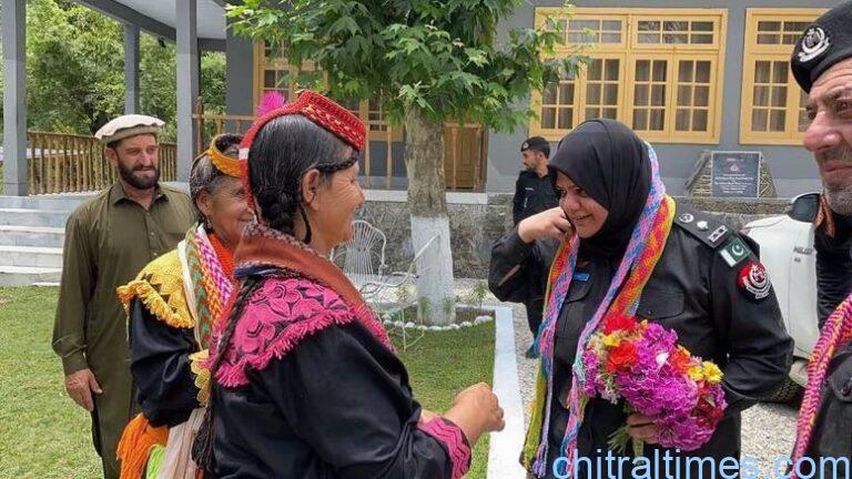 chitraltimes dpo chitral lower resham jahangir visit kalash valley 1