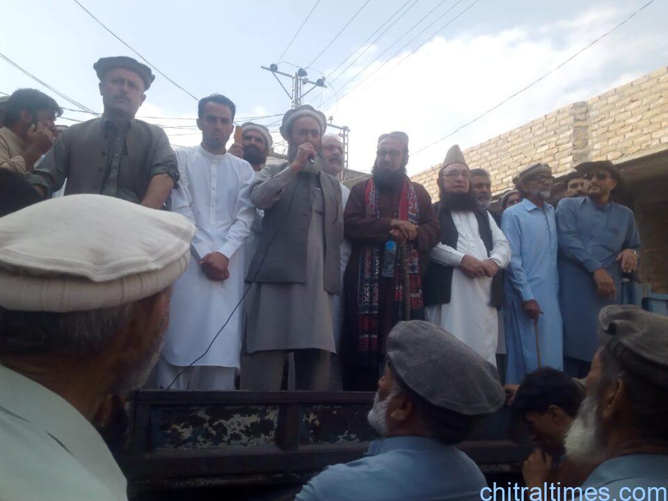 chitraltimes drosh action forum protest against loadsheeding 2