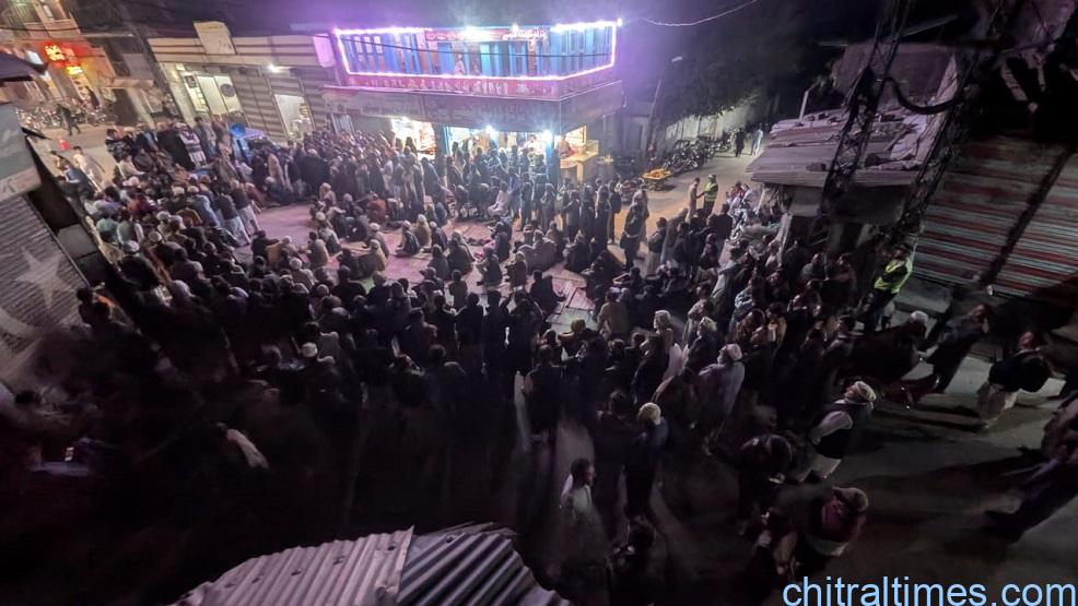 chitraltimes drosh protest against loadsheeding 3