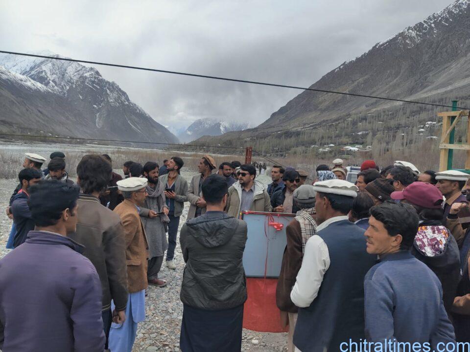 chitraltimes ds kp suraya bibi inbagurated bridges upper chitral 4