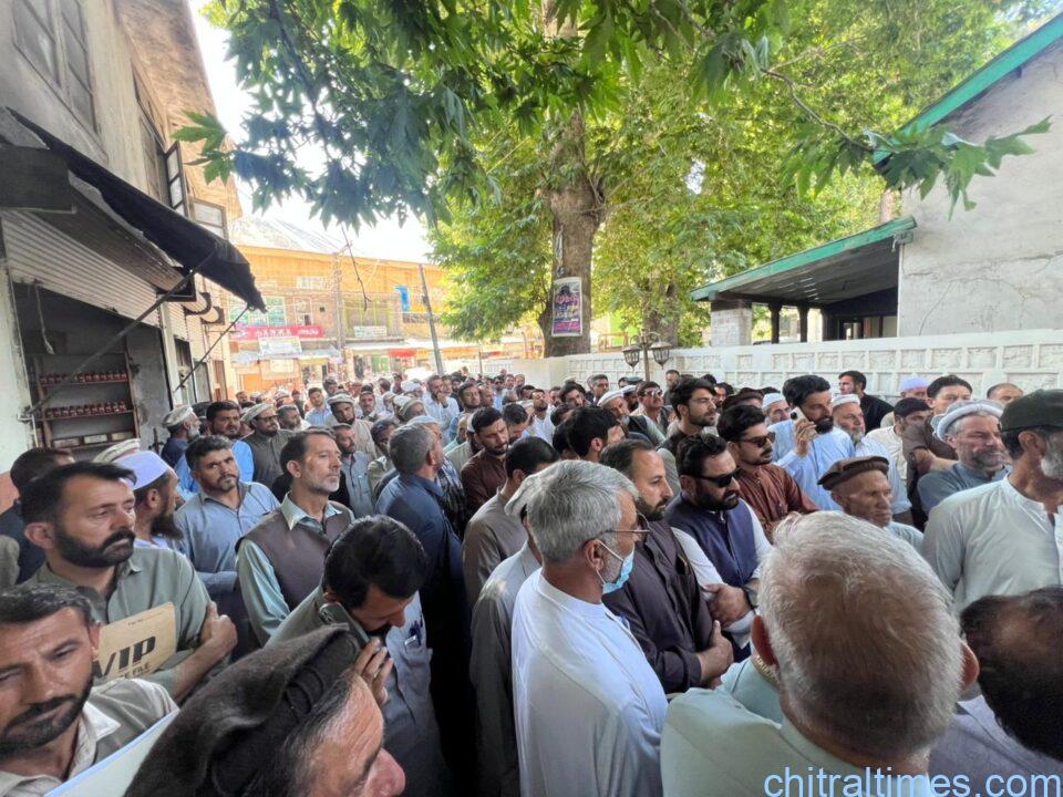 chitraltimes employees protest against current budget allocation AGEGA 3