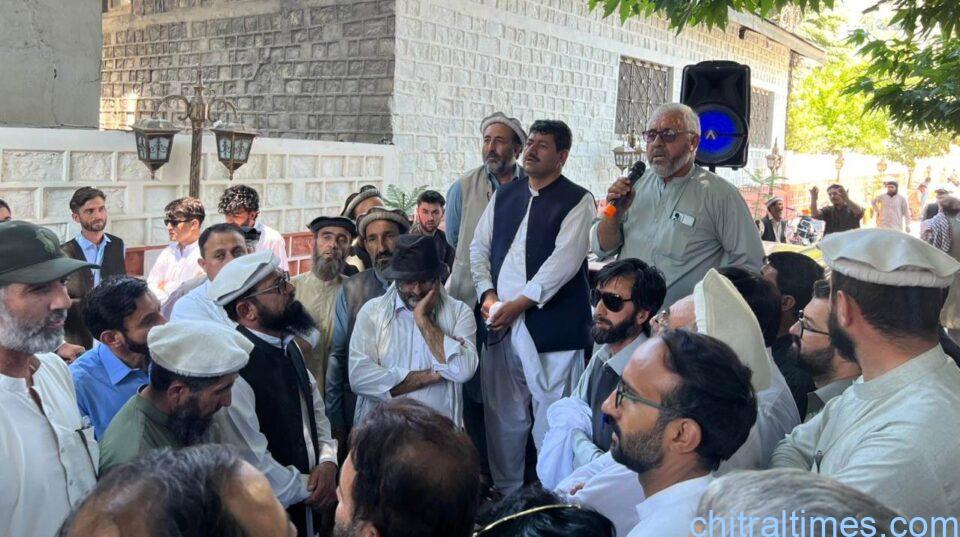 chitraltimes employees protest against current budget allocation AGEGA 5