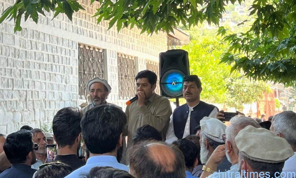 chitraltimes employees protest against current budget allocation AGEGA 8