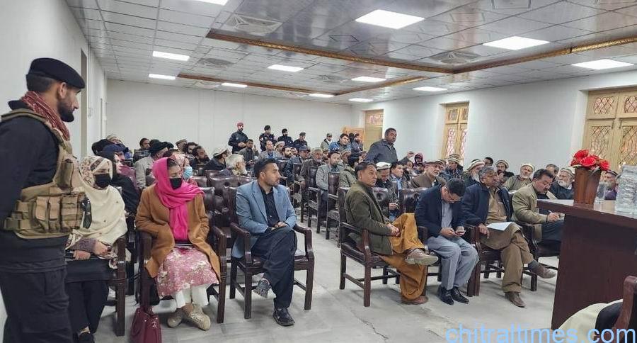 chitraltimes federal department meeting upper chitral 2