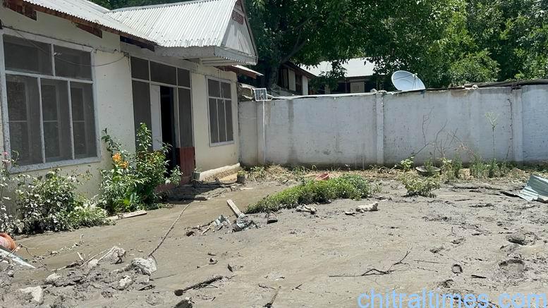 chitraltimes flash flood damaged houses crops in broze kol lower chitral 11