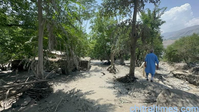 chitraltimes flash flood damaged houses crops in broze kol lower chitral 12
