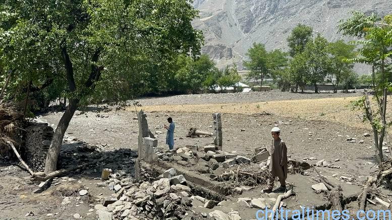 chitraltimes flash flood damaged houses crops in broze kol lower chitral 15
