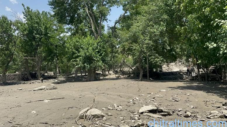 chitraltimes flash flood damaged houses crops in broze kol lower chitral 3