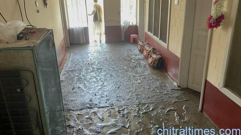 chitraltimes flash flood damaged houses crops in broze kol lower chitral 8