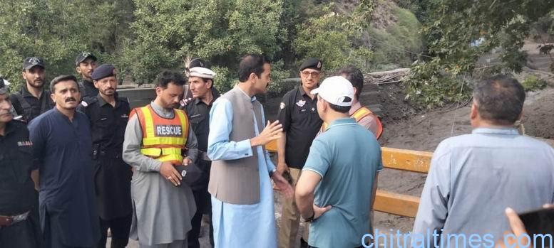 chitraltimes flash flood washed away crops houses and brige in Jughoor chitral lower 2
