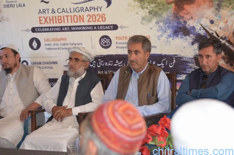 Chitral Times - The voice of Chitral | گرم چشمہ میں مرحوم آرٹسٹ شیر احمد المعروف ’’شیرو‘‘ کی یاد میں آرٹ نمائش کا اہتمام chitraltimes garamchashma art gallery exhibition 7