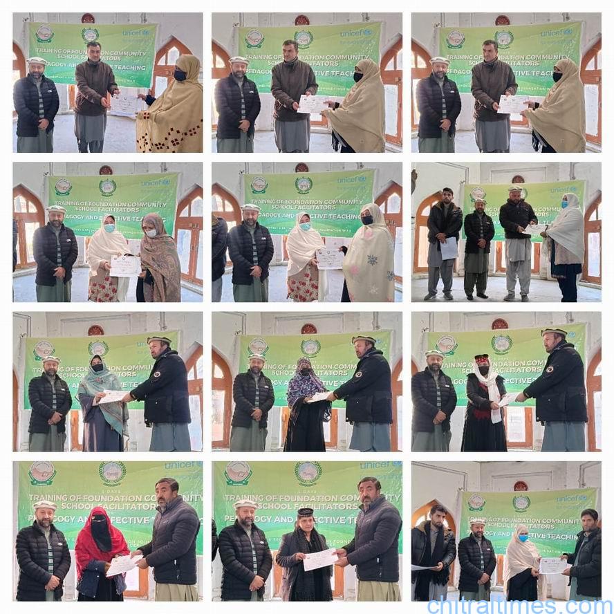 chitraltimes gcs school workshop ends certification 2