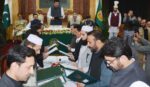 chitraltimes governor kp takes oath from kp new cabinet members
