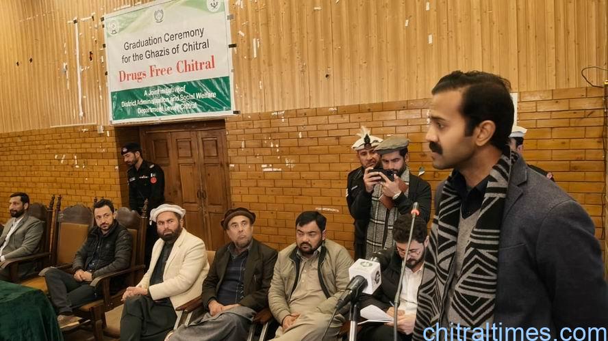 chitraltimes graduation ceremony of 24 drug addicts return to chitral after rehab funded by government 7