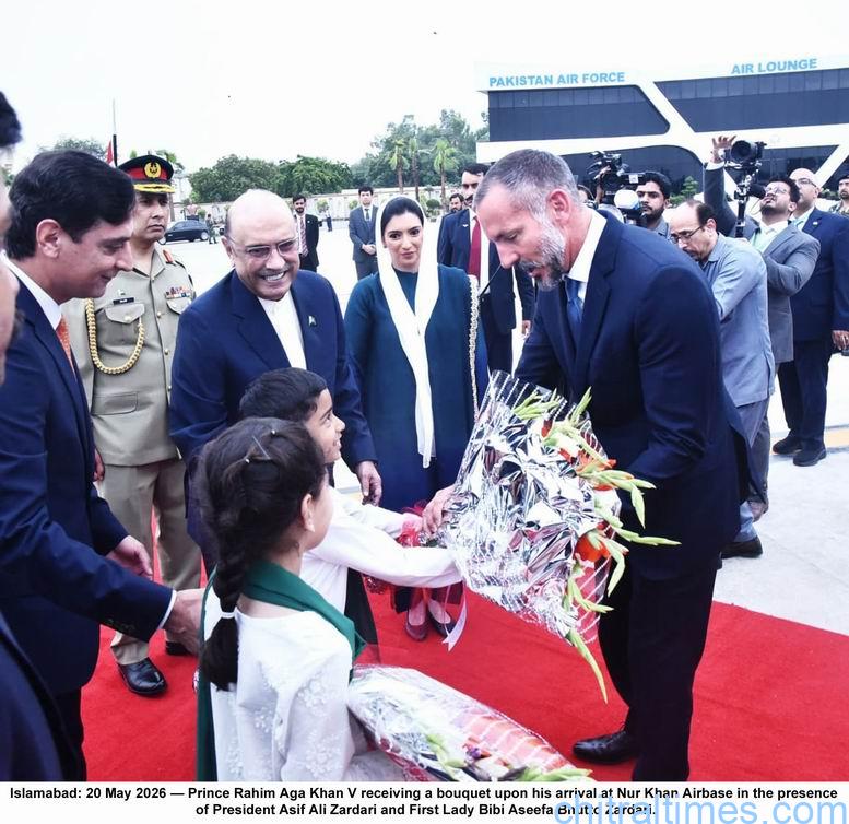 chitraltimes hh prince rahim aga khan arrives pakistan 1
