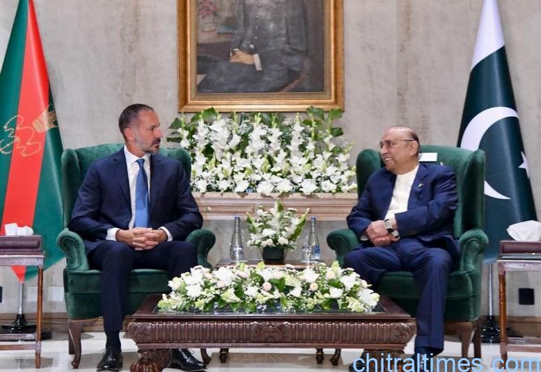 chitraltimes hh prince rahim aga khan arrives pakistan meeting with president zardari