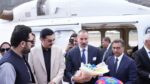 chitraltimes hh prince rahim visit chitral and airport receiption 5