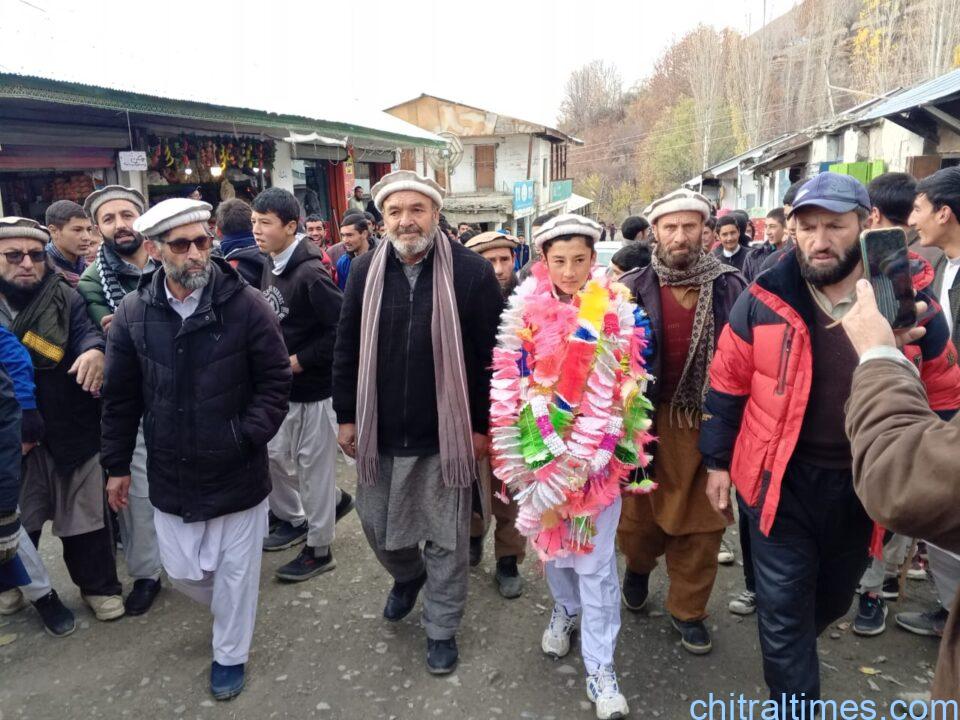 chitraltimes iftikhar ahmad first position holder naat khawni 3