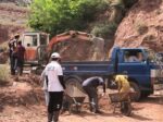 chitraltimes ismaili volunteers busy in road repair and maintanance upper chitral 2