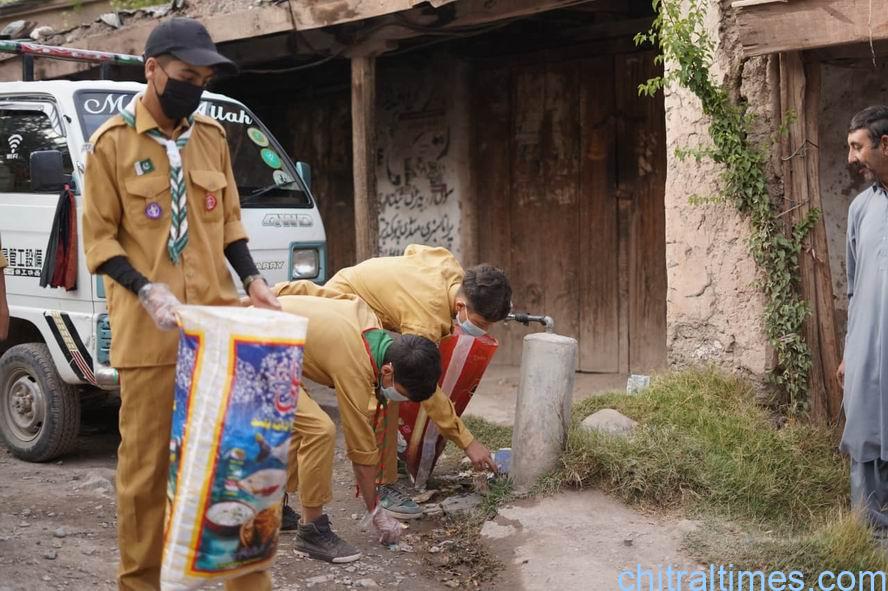 chitraltimes ismaili volunteers cleanliness campaign upper chitral 3
