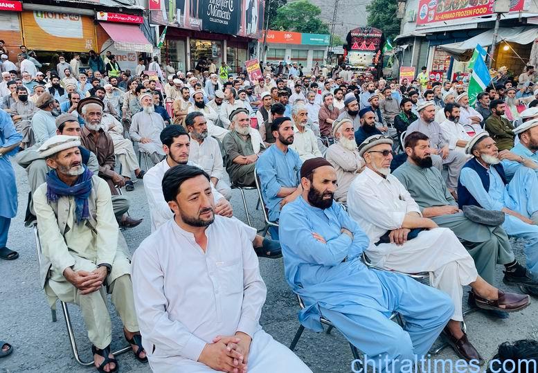 chitraltimes jamat ilsami protest against levy on petrolium 1