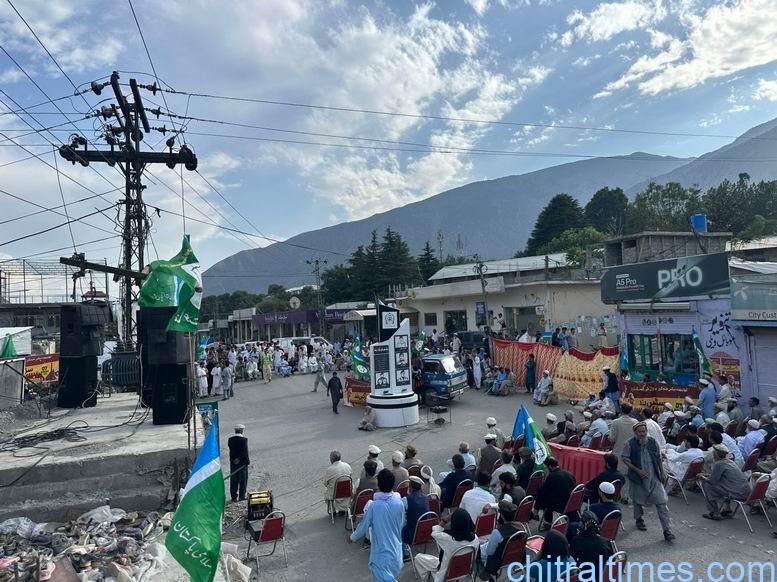 chitraltimes jamat ilsami protest against levy on petrolium 3
