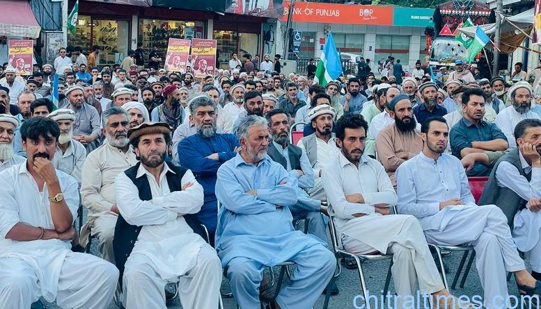 chitraltimes jamat ilsami protest against levy on petrolium 5