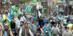 chitraltimes jamat islami bike rally against petrolium levy