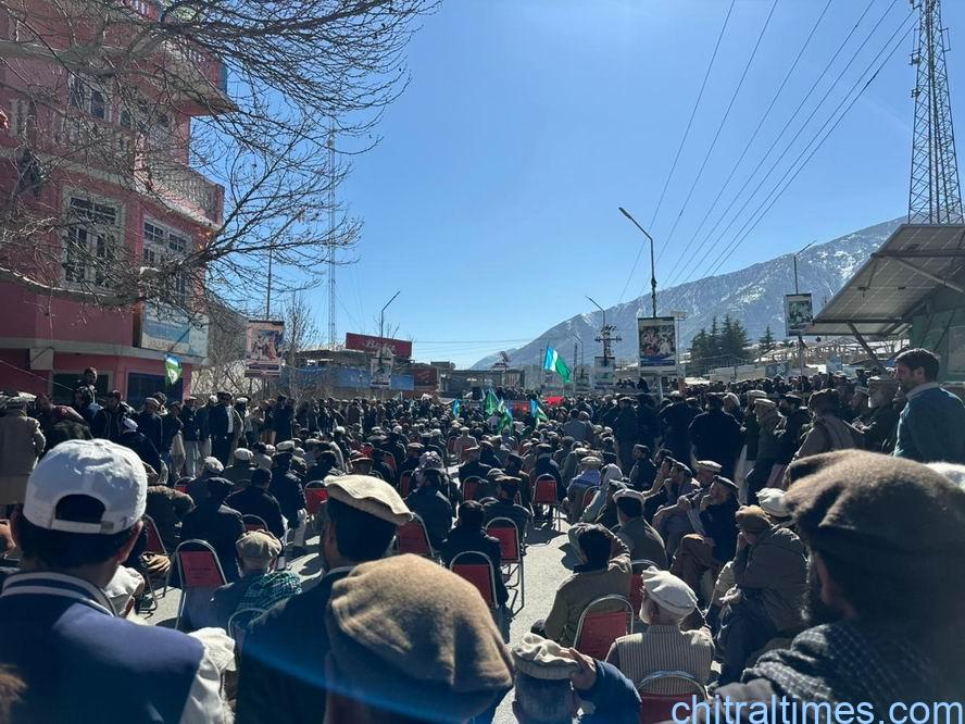 chitraltimes jamat islami protest rally against corruption 5