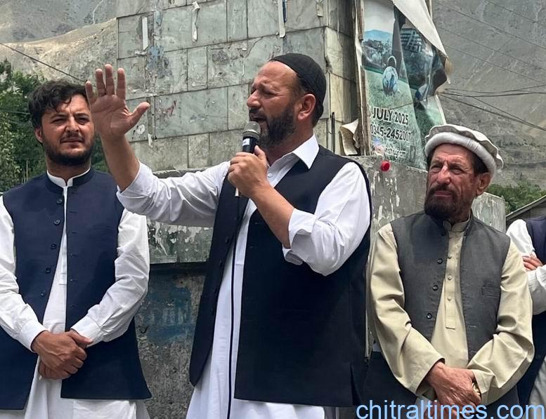 Chitral Times - The voice of Chitral | جماعت اسلامی چترال کے زیر اہتمام عوام کش بجٹ کے خلاف احتجاجی مظاہرہ chitraltimes jamat islami protest rally agianst federal budget 3
