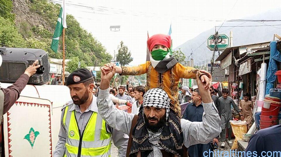 chitraltimes jamat islami solidarity rally with plastine 7