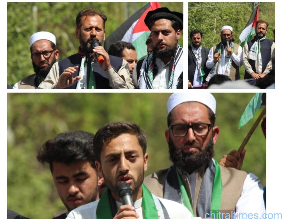اسلامی جمعیت طلبہ چترال کے زیر انتظام عوامی یکجہتی فل ۔ ستین مظاہرے کا اہتمام 
