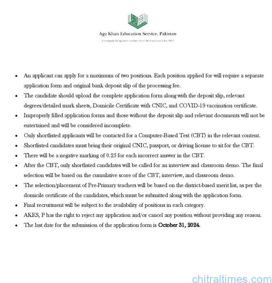 chitraltimes job opportunities akesp chitral 2024 mega 2