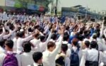 chitraltimes jti protest against out sorceing of educaitonal institutes