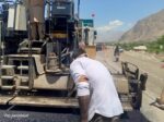 chitraltimes junali kuch road asphalt work started 2