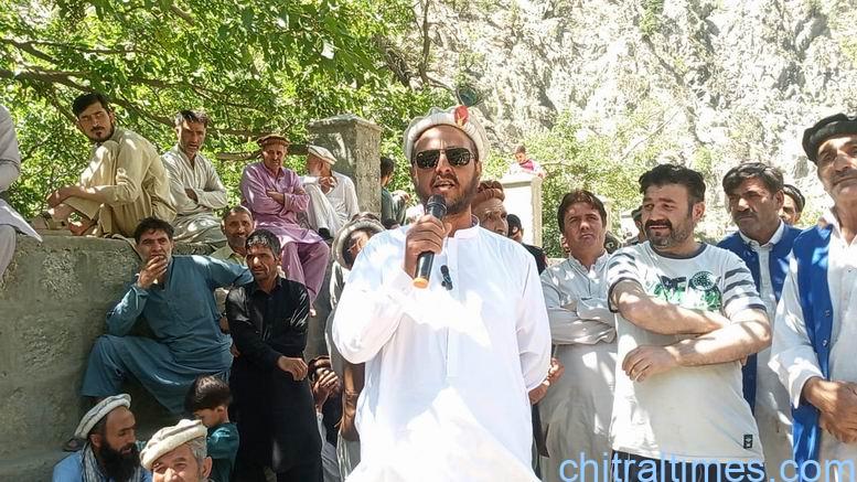 chitraltimes kalash protest rally against water supply scheme 2