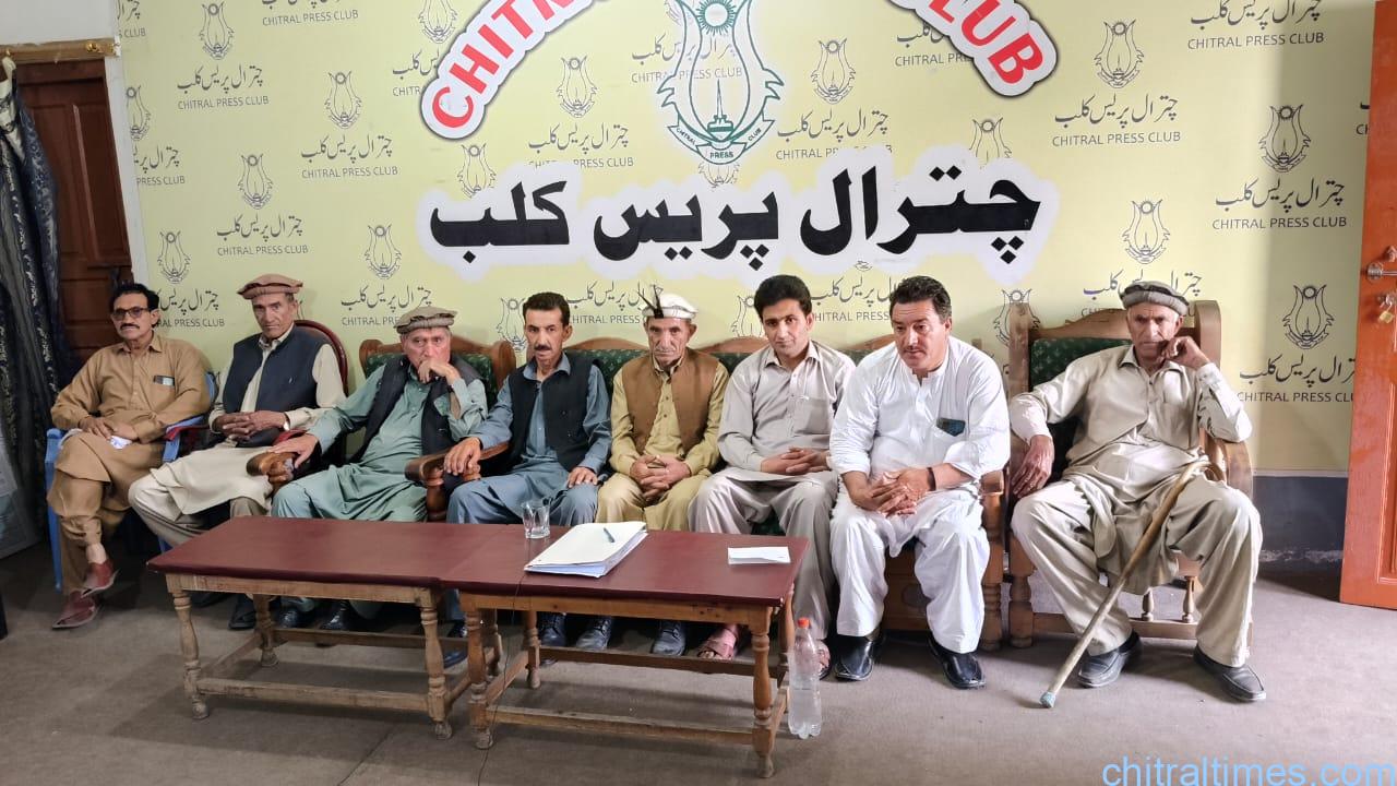 chitraltimes kalash valley press confrence against KVDA 6