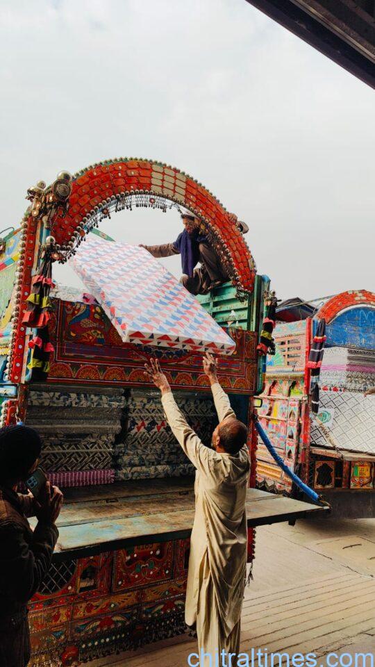 chitraltimes kp govt dispatched medicine and food items to Kurum 7