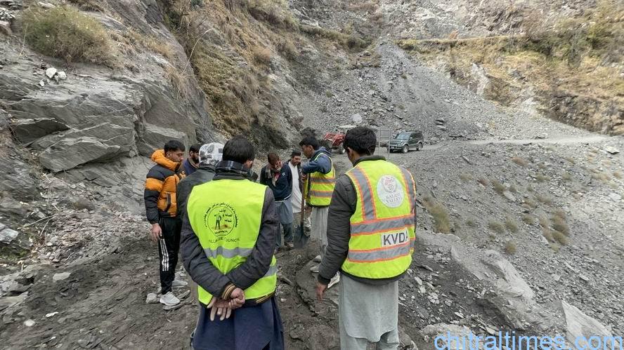 chitraltimes kvda repair birir kalash valley road 7
