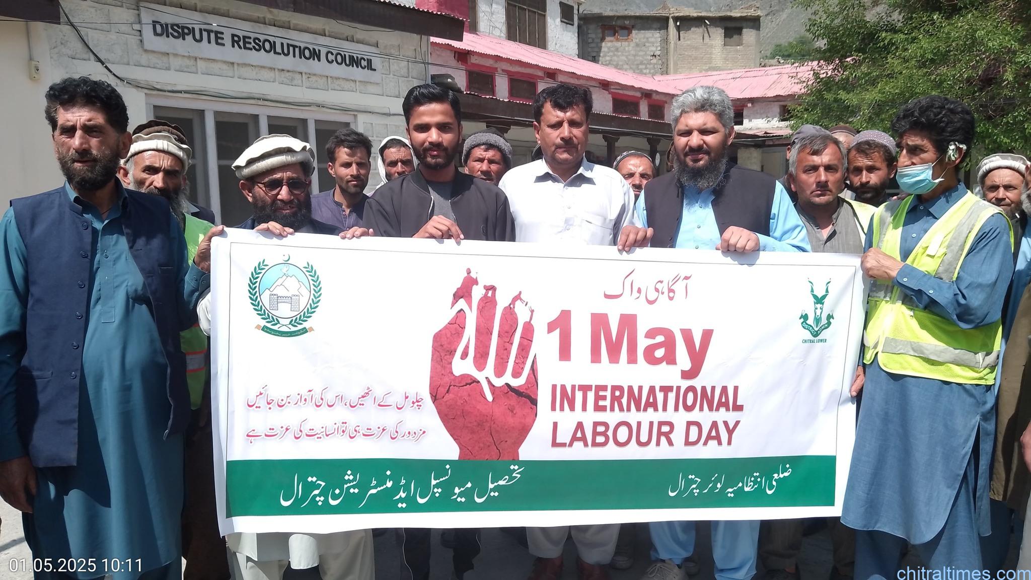 chitraltimes labor day observed in lower chitral 1