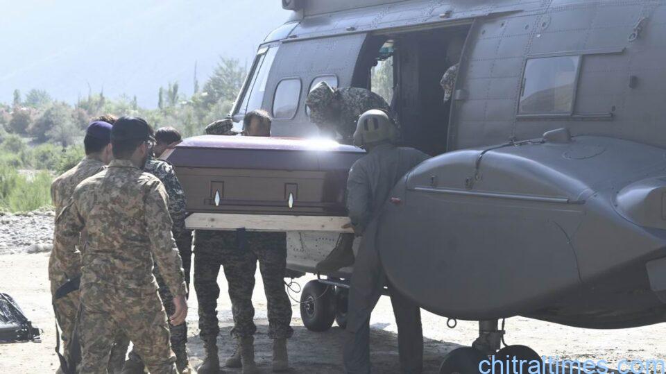 chitraltimes maj shaheed ismail shah funeral prayers parwak upper chitrral 21