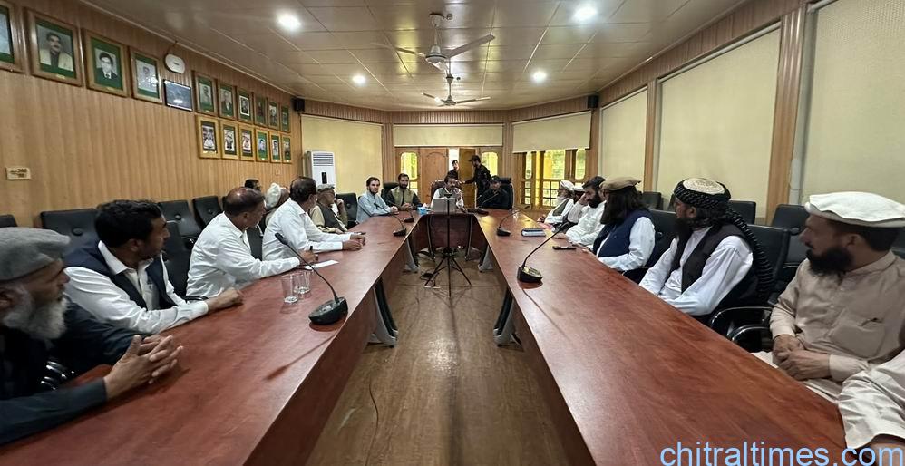 chitraltimes meeting on gas new rate 3