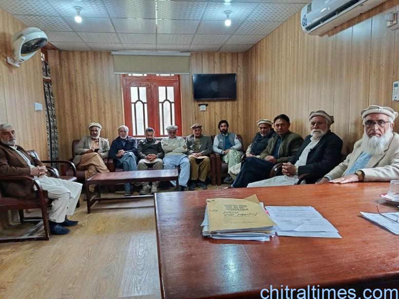 chitraltimes meeting on thq hospital booni outsouce 3