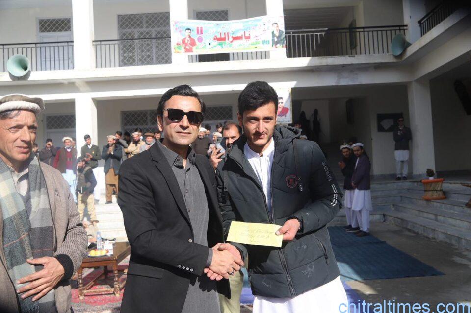 chitraltimes minister education visit chitral attend aps progrom 7