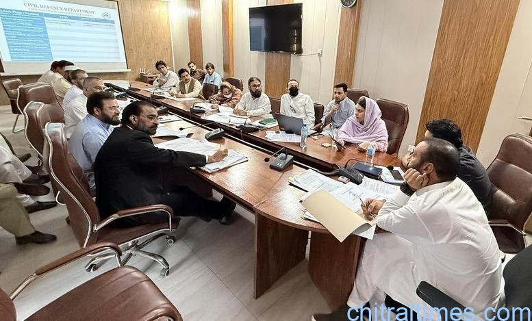 chitraltimes minister law kp aftab alam chairing meeting on