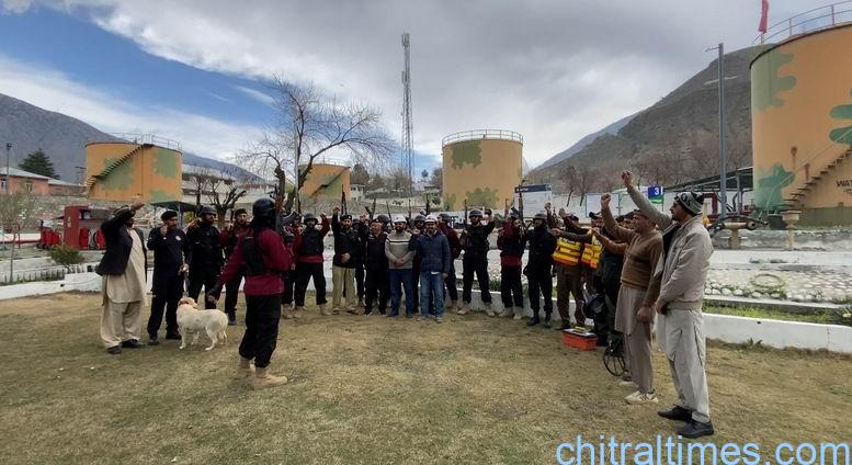 chitraltimes mock exercise in pso dpo chitral 2