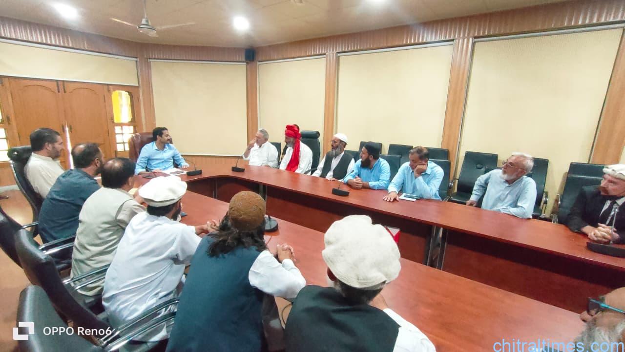 chitraltimes multi party meeting with dc chitral lower 1