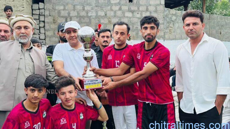 chitraltimes nagar fort football club tournament concludes 2