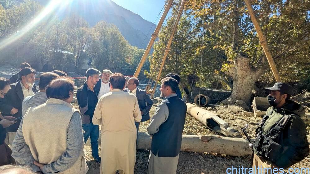 chitraltimes pm inspection team visit shandur mastuj road 1